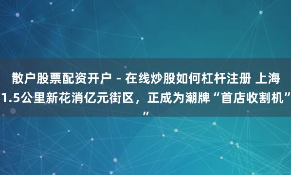散户股票配资开户 - 在线炒股如何杠杆注册 上海1.5公里新花消亿元街区，正成为潮牌“首店收割机”